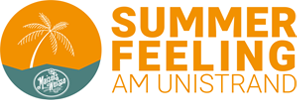 Logo des Summer Feelings am Unistrand